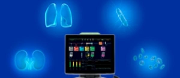 PrisMax 2 machine with glowing icons